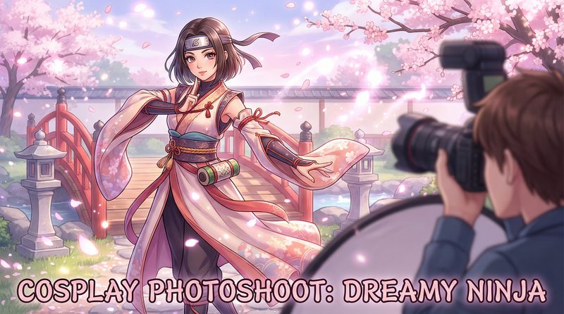 蜜芽 cosplay视频 - 樱花忍者写真